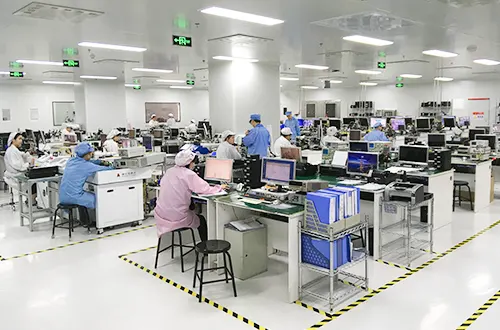 Visualizzazione dell'ambiente interno della fabbrica